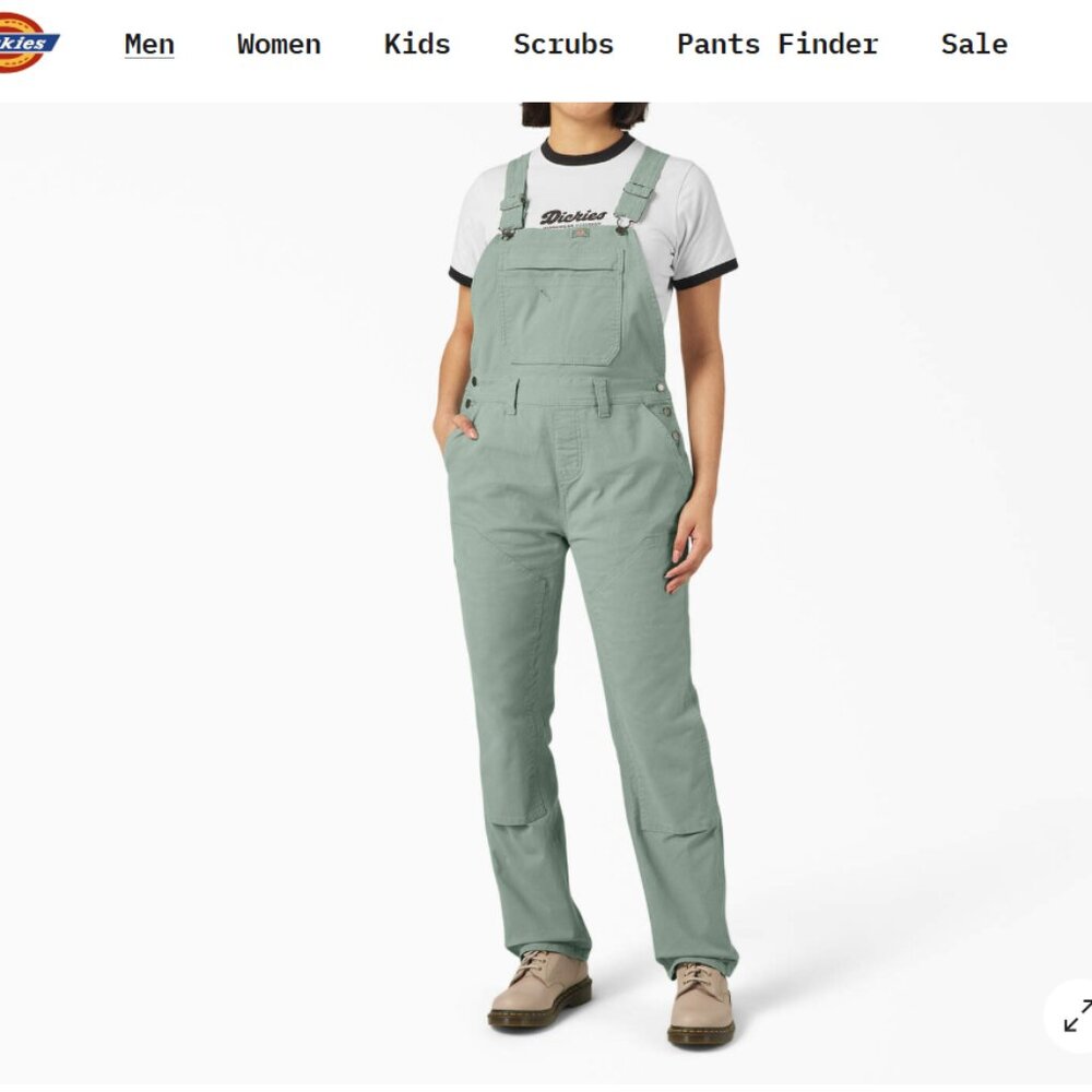 Dickies Women's Double Front Bib Overall